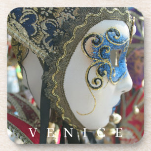Porta-copo O carnaval de Veneza mascara portas copos próximas