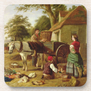 Porta-copo O carro do mercado, 1864 (óleo em canvas)