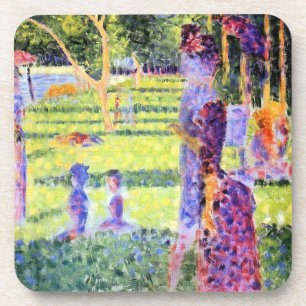 Porta-copo O Casal de Georges Seurat, Pointilismo Vintage