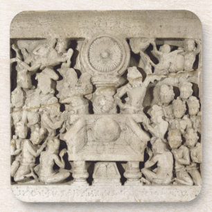 Porta-copo O culto dos símbolos budistas, Amaravati (li