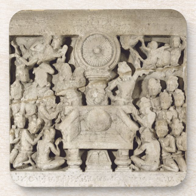 Porta-copo O culto dos símbolos budistas, Amaravati (li (Frente)