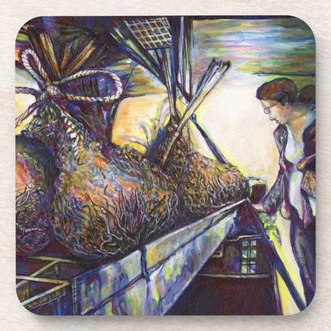 Porta-copo O destino da vida ferida (Frente)