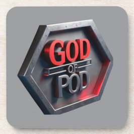 Porta-copo O Deus do POD (Impressão a pedido)