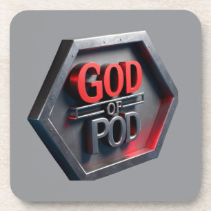 Porta-copo O Deus do POD (Impressão a pedido)
