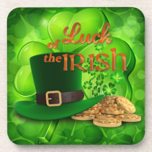 Porta-copo O dia "sorte de St Patrick" do trevo irlandês