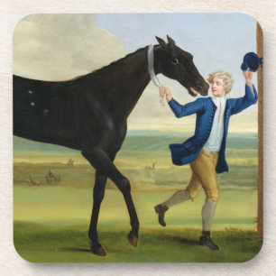 Porta-copo O duque do preto "bonito" de Rutland, c.1720 (óle