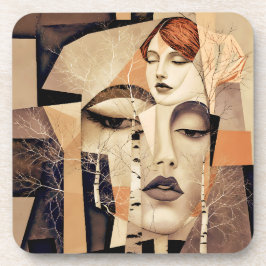 Porta-copo O Eco de “Virelle” – Um Retrato Abstrato