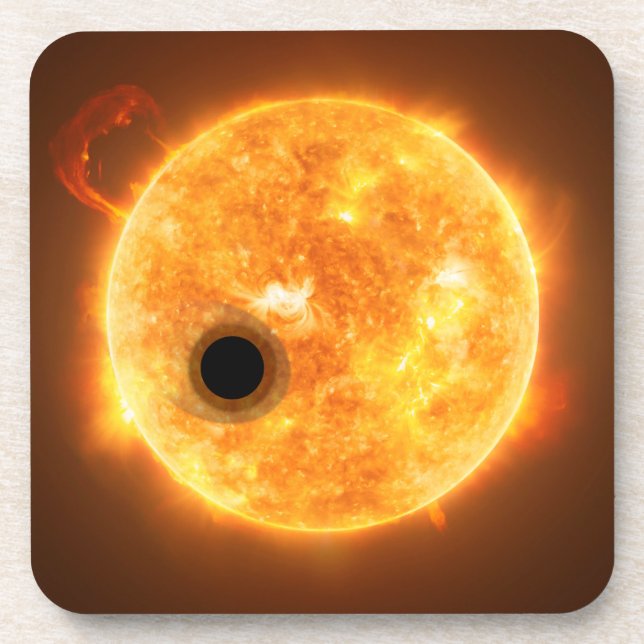 Porta-copo O Exoplaneta Wasp-107b É Um Gigante De Gás (Frente)