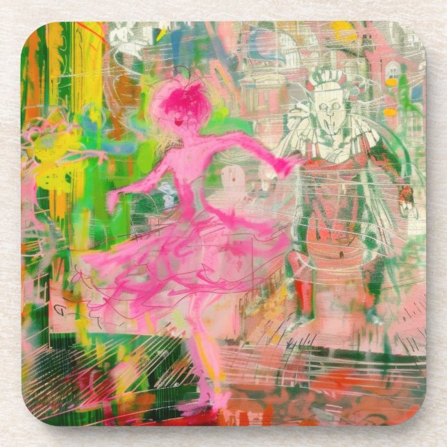 Porta-copo O Falador - Caos do Balé Neon (Frente)