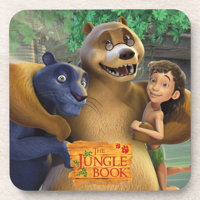 Porta-copo O grupo do livro da selva disparou em 1 (Frente)