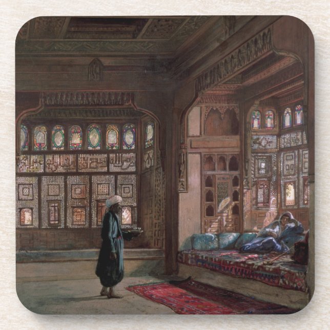 Porta-copo O Harem do Sheikh Sadat, o Cairo, 1870 (Frente)
