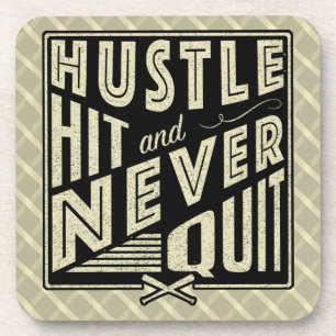 Porta-copo O Hustle do Baseball Nunca Sai do Conjunto de Port