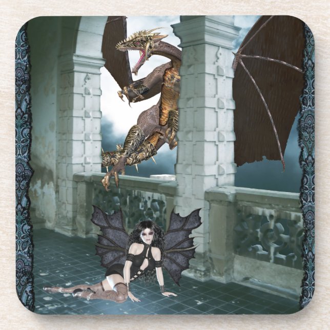 Porta-copo O Lair do Dragão (Frente)