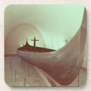 Porta-copo O longship de Gokstad (madeira)