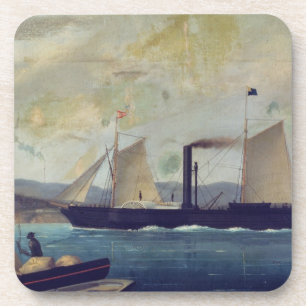 Porta-copo O "Mallorcan", navio em que George Sand e Cho