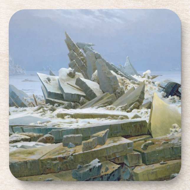 Porta-copo O Mar Polar, 1824 (Frente)