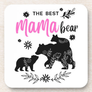 Porta-copo O melhor urso de mamãe com duas Portas copos de ur