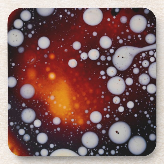 Porta-copo O nascimento das estrelas num líquido de Abstrato (Frente)