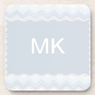 Porta-copo O oceano protege a aguarela Chevron