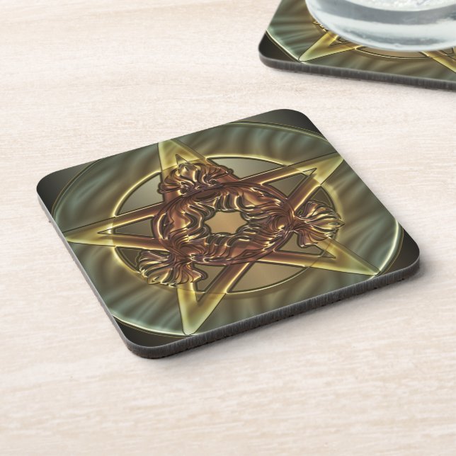 Porta-copo O outono protege o Pentacle (Left Side)