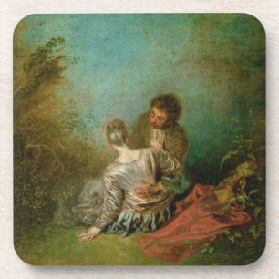 Porta-copo O pas de falso, c.1717 (óleo em canvas)