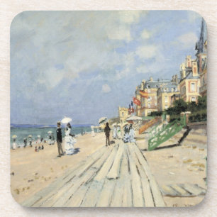 Porta-copo O passeio em Trouville por Claude Monet