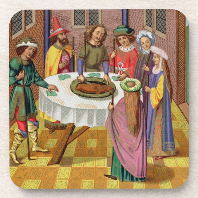 Porta-copo O Passover dos judeus, fac-símile de um século XV (Frente)