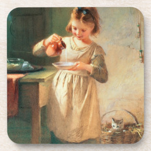 Porta-copo O pequeno almoço do gatinho