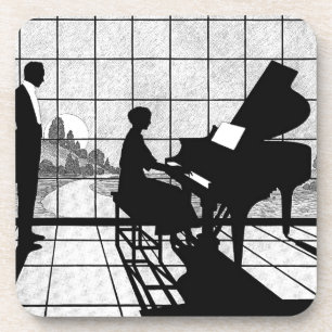 Porta-copo O Pianista