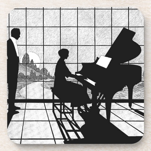 Porta-copo O Pianista (Frente)