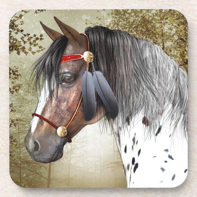 Porta-copo O Pôneo Indiano (Frente)