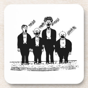 Porta-copo O Quarteto, cantores de barbearia,