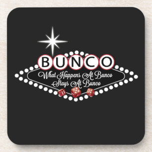 Porta-copo O que acontece em estadas de Bunco no divertimento