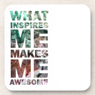 Porta-copo O que me inspira faz-me 2 impressionantes