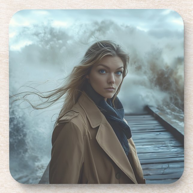 Porta-copo O Raio do Mar (Frente)