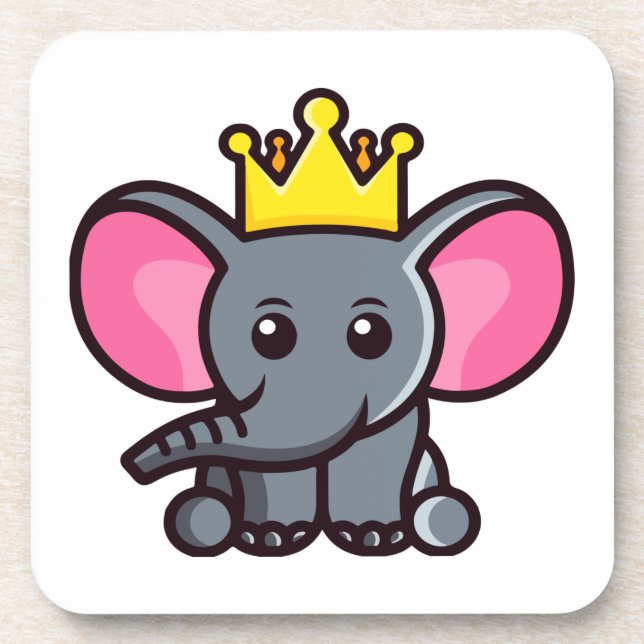 Porta-copo O rei elefante (Frente)
