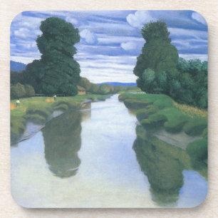 Porta-copo O Rio em Berville por Felix Vallotton, Arte Fino