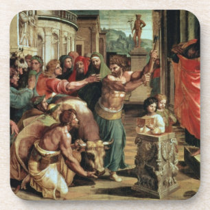 Porta-copo O sacrifício em Lystra (desenhos animados para o