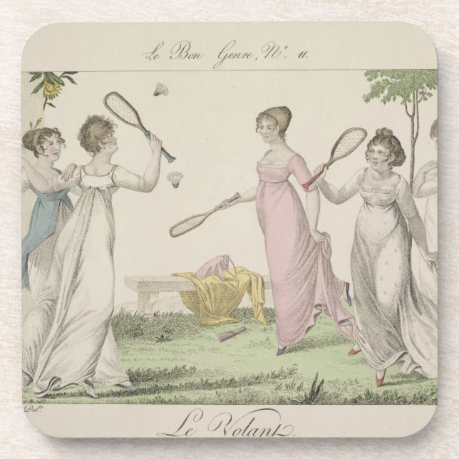 Porta-copo O Shuttlecock, chapeia 11 de "Le Bon Gênero", 180 (Frente)