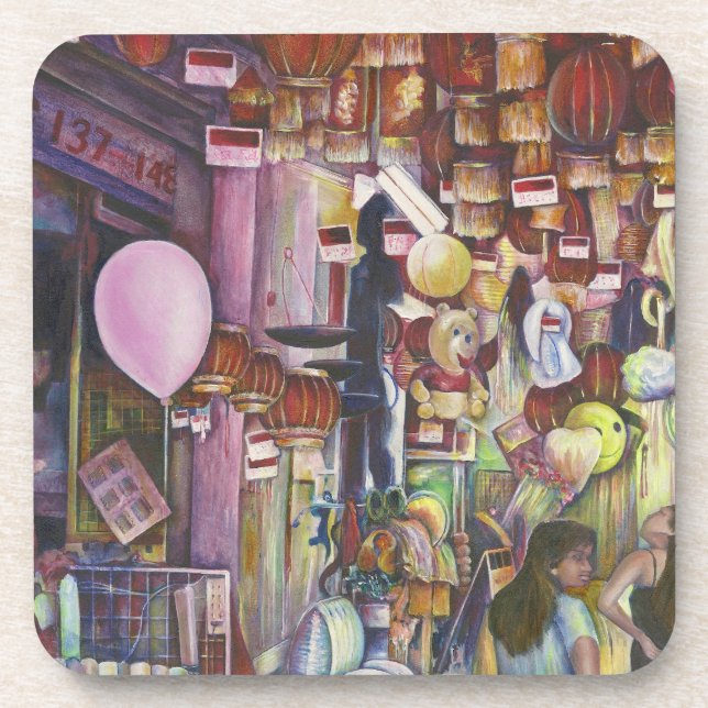 Porta-copo O Sol e a Lua Rosa Balão, Singapura (Frente)