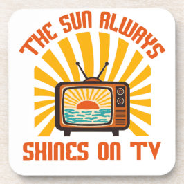 Porta-copo O Sol sempre brilha na TV-80s