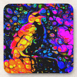 Porta-copo O Solitário Pássaro 4: Estilo de Arte Líquida