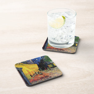 Porta-copo o terraço de café no local do fórum, Arles..