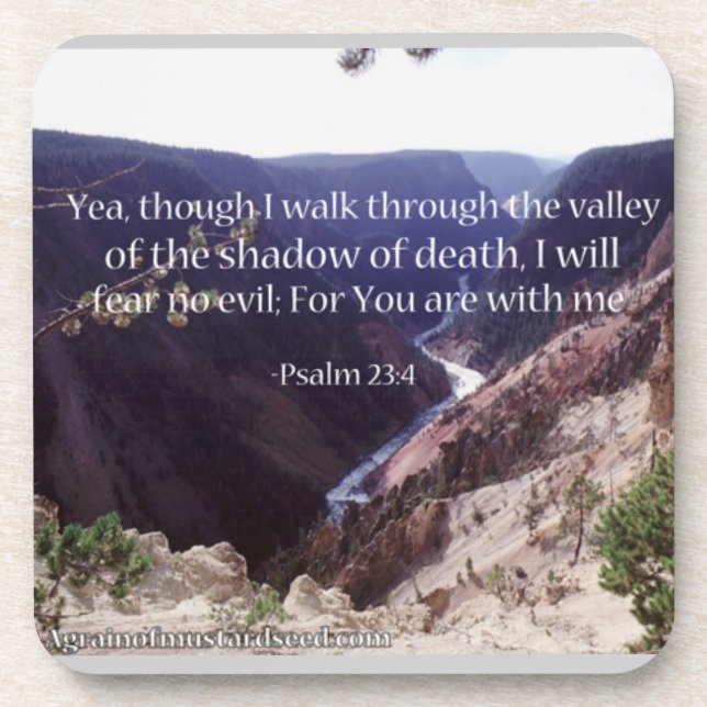 Porta-copo O vale da sombra da morte (Frente)