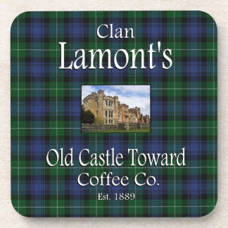 Porta-copo O velho Castelo de Clan Lamont em direção ao Café 