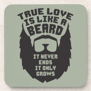 Porta-copo O Verdadeiro Amor É Como Uma Barba - Novidade Engr