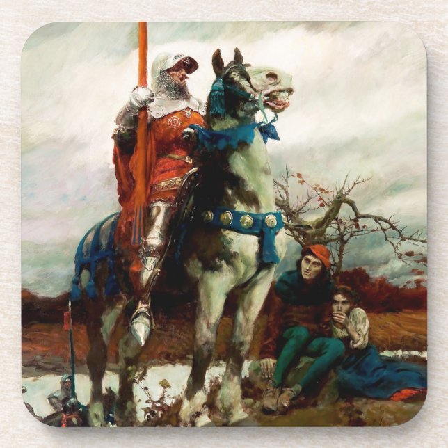 Porta-copo O Vindo Lancaster por Howard Pyle (Frente)
