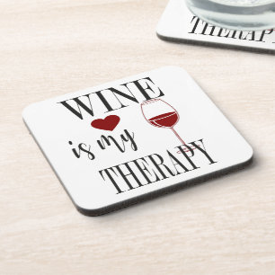 Porta-copo O Vinho É A Minha Coleção De Bebidas Terapêuticas