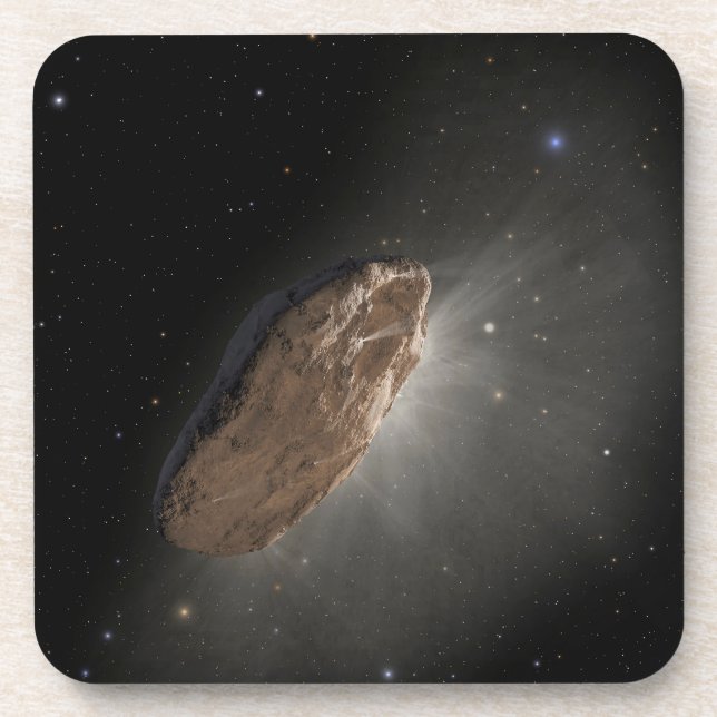 Porta-copo O Wayward Interstellar Object Oumuamua. (Frente)