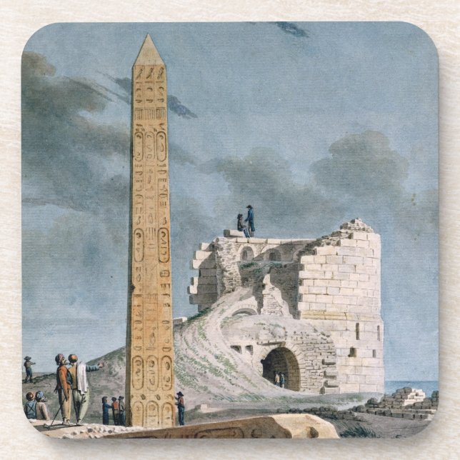 Porta-copo Obelisk de Cleopatra (w/c no papel) (Frente)